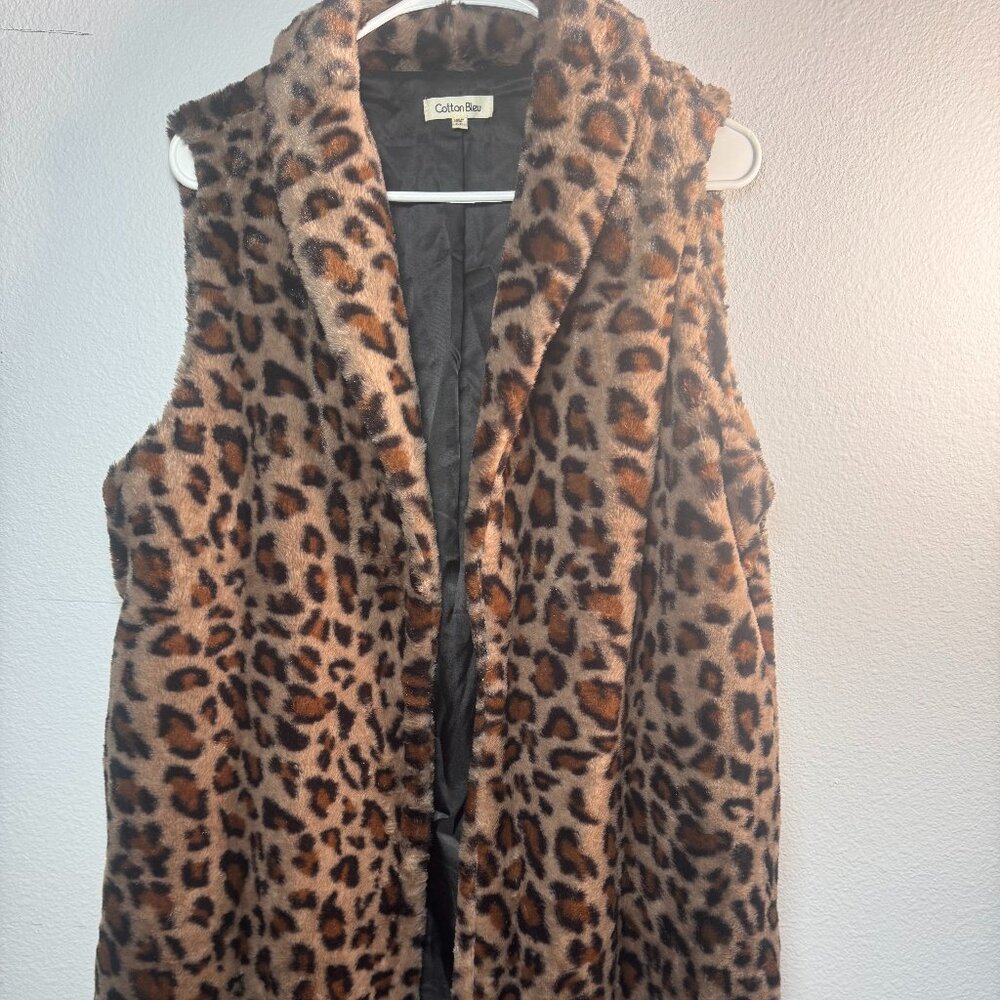 Leopard Print Vest